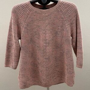 J.Jill Marled Knit Raglan Sweater (Size S)